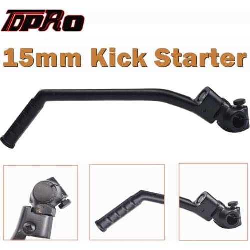 TDPRO 15MM 290mm Motorcycle Metal Kick Start Engine Starter Lever For Honda Suzuki 50cc 110cc 125cc Pit Dirt Mini Bike Scooter