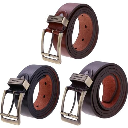 Mens Business Pin Buckle Fashion Waist Strap Waistband Trouser Jeans Belts