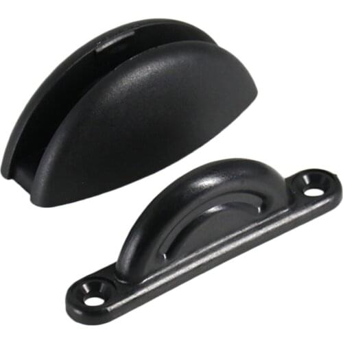 Nylon Door Catch Stop Stopper Baggage Door Holder for Cabinet Cupboard RV Boat Motorhomes Caravan Cargo, Black
