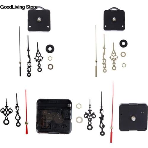 1 Set Hanging DIY Quartz Mechanism Silent Quartz Watch Wall Clock Movement Repair Replacement Parts Clockwork Clock With Needles