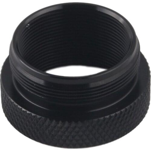 Free shipping aluminum thread reducer booster adapter reduction ring 1.375x24 to 1-3/16x24 for fuel filter solvent trap