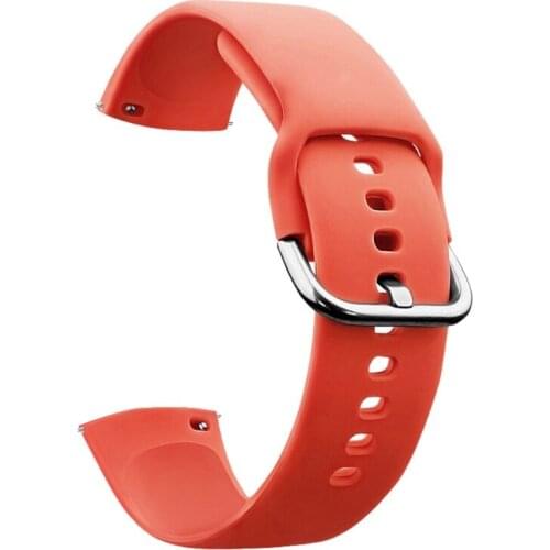 22mm Silicone Watch Band For Sam sung Galax y Watch 46mm Gear S3 Frontier Strap B36A