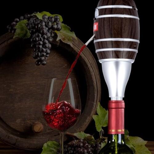 Steel Tube Electric Fast Hangover Decanter Electric Wine Juice Bottle Drinks Aerator Camping Meeting Hangover Decanter Tools