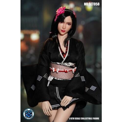 SUPER DUCK SET058 1/6th kimono Fighting Goddess Set Fit 12” Female action figures