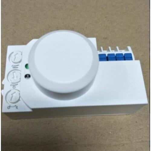 New Arrival 1PC AC 220V-240V 5.8GHz Microwave Radar Sensor Body Motion HF Detector Light Switch CE certificate