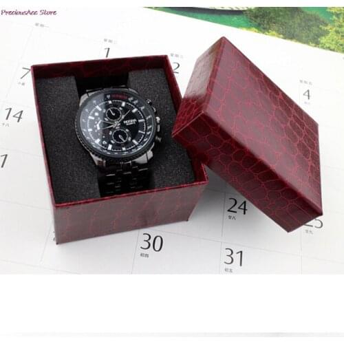 1Pc Durable Watch Box Crocodile Present Gift Box Case For Bracelet Bangle Jewelry