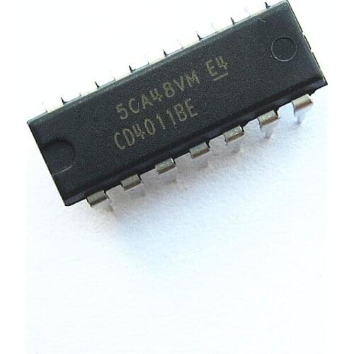 10Pcs CD4011BE DIP-14 HCF4011BE 4011