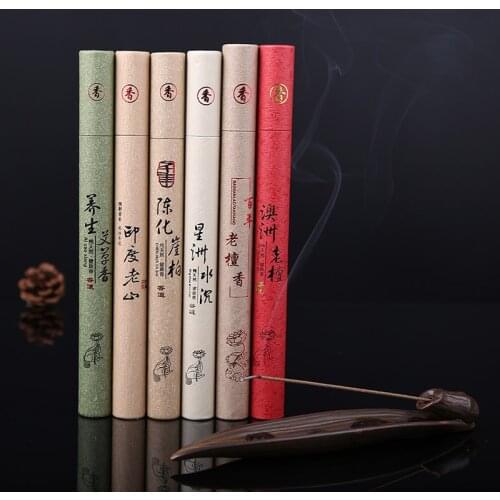 20g Stick Incense Artificial Plant Aromatherapy Refreshing Scent Sandalwood Tranquilize Mind Use In The Home Office Bedroom