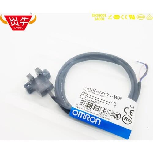 OMRON Proximity Photoelectrelectrelectectr switch U-slot photoelectric EE-SX670-WR 671 672 674 676 677 cable sensing sensor