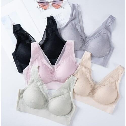 Seamless fitness candy women underwear cooling Sexy latex pad Seamless and comfortable Skin-friendly and breathable bralette