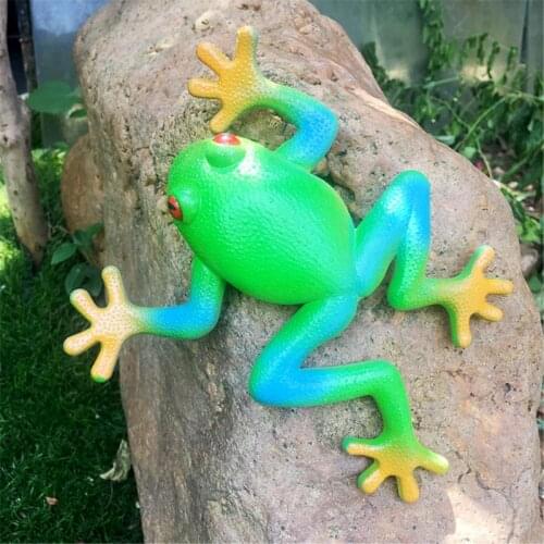 Big Green Frog Antistress Ball Play Joke Gag Toy Soft Rubber Frog 124D