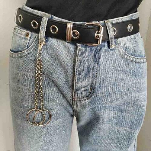 Pants Chain Trendy Unisex Silver Metal Punk Hip-hop Wallet Chains Trousers Keychain
