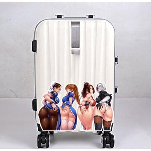 Chun Li Shiranui Mai and Kasumi Arcade Games Anime Trunk Car Sticker Decal Decor Cover Scratches Waterproof Vinyl Accessories