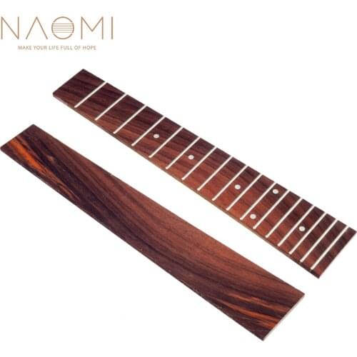 NAOMI 23'' Ukulele Fretboard Rosewood Fingerboard W/ 18 Frets Fretboard For Concert Ukulele New