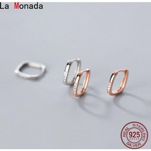 La Monada Hoop Earrings For Women Silver 925 Fine Women Earrings Jewelry Silver Beautiful Hoop Earrings 925 Silver Women