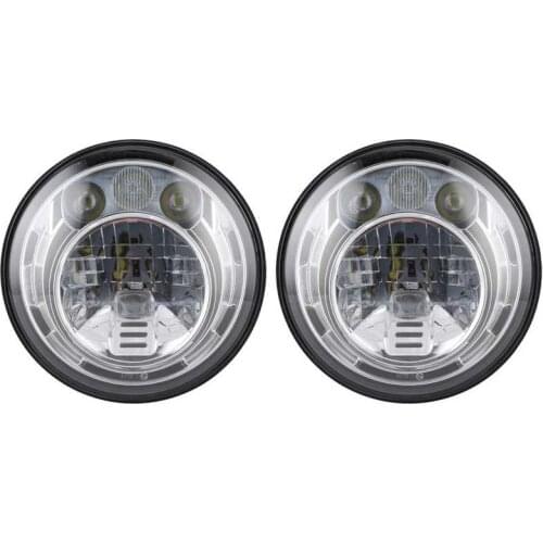 Lamps Car Accessories Pair of 7in LED Headlight 3200lm 6000K 60W Headlamp IP67 Protection Fit for Jeep Wrangler Car Styling