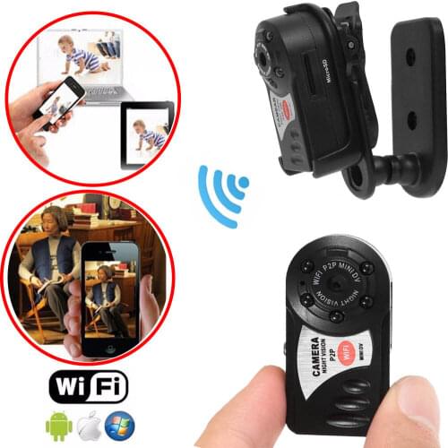 Mini Q7 Camera 720P Wifi DV Wireless Camcorder Recorder Infrared Night Vision