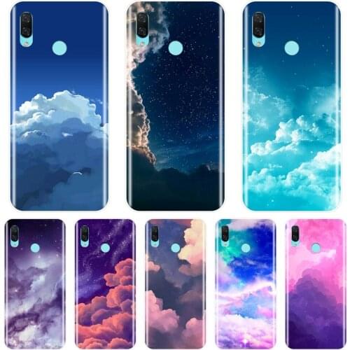 Soft Silicone Phone Case For Huawei Nova 2i 3 3I 3E 2 Lite Plus Cloud Star Sky Back Cover For Huawei Nova Smart Lite 2017 Case