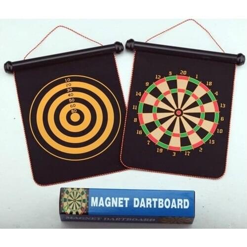 Magnet Darts Roller Kit + 4 Darts Read home business place games entertainment wall hanger bracket and 4 PCs Arrow hobby with game