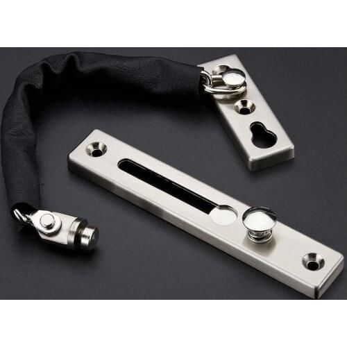 Stainless Security Door Locks Chain Sliding Anti Theft Locks Door Hardware Accessories
