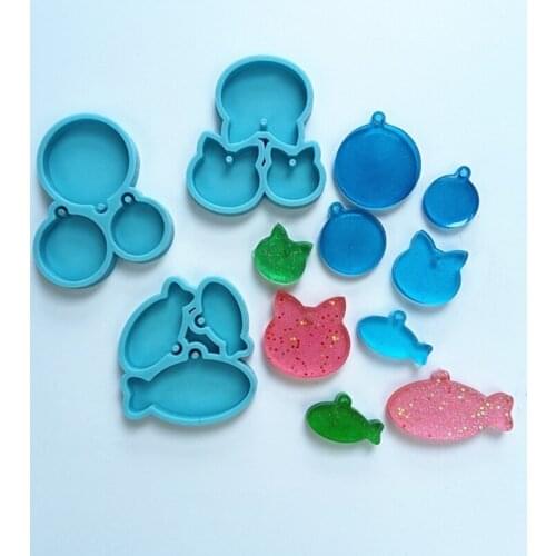 DIY Crafts Jewelry Pendants Epoxy Resin Mold Hanging Tag Listed Silicone Mould