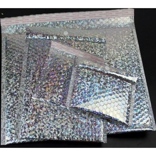 10PCS Bubble Silver Envelope Foam Foil Shipping Mailing Bag Waterproof Mailer Envelopes Anti-Vibration Packaging Bag
