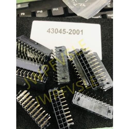 43045-2001 Connector Header Through Hole, Right Angle 20 position 0.118" (3.00mm)