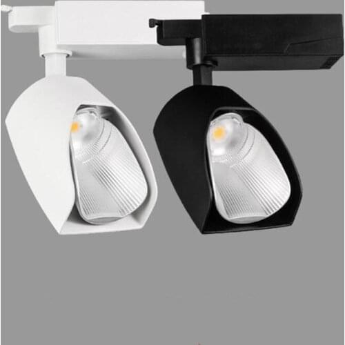 COB 30W 40W Led Track light Aluminum Ceiling Rail Track lighting Spot Lights Replace Halogen Track Lamps 2Wries 3Wires 4Wires