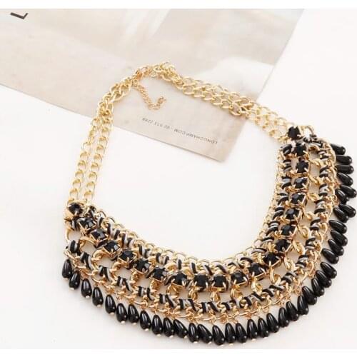 Woven Necklace Noble Bohemia Necklace For Women Atmospheric Necklaces & Pendants Street Photography Charms Jewelry J241