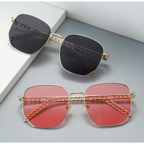 2021 Brand Designer Sunglasses For Women Fashion Polygon Metal Frame Sun glasses Luxury Vintage Female Eyewear UV400 Oculos