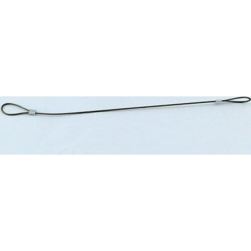 2pcs/lot 20cm Gopro Action Camera Wire Rope Safety Rope 304 Stainless Steel with Screw Silver