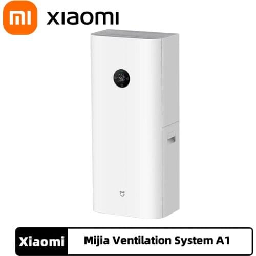 Original Xiaomi Mijia Ventilation System A1 PTC Auxiliary Heating 150m³/h Air Volume Mijia Air Purifier Applicable area ≤ 53