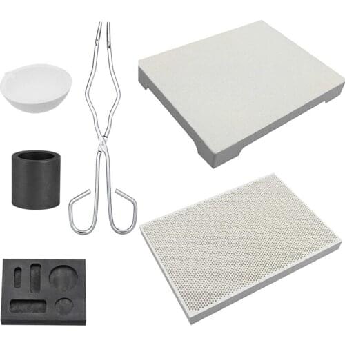 6Pcs Graphite Cross Set, Insert Mold Set Graphite Torch Casting Set, Suitable for Metal,Inner Melting Set Tool Mold Set