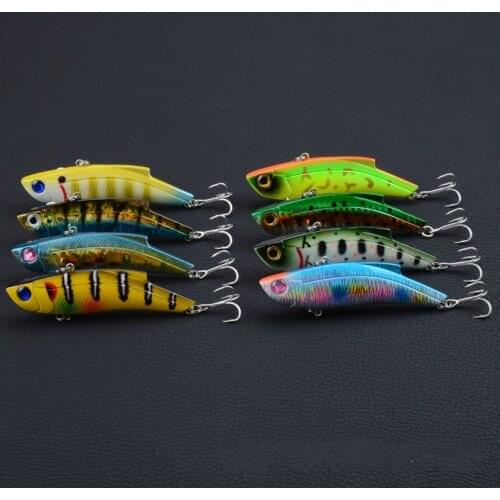 8Pcs/Lot Boutique VIB Vibrate Fishing Lures 9cm/26.5g Crankbait Artificial Hard Baits Treble Hooks Fishing Tackle Jerkbait