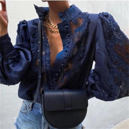 Ажурные блузки BubbleKiss China At AliExpress