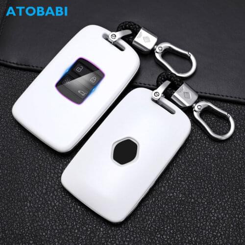 ATOBABI ABS Car Key Case For Renault Kadjar Espace Megane Scenic Talisman Captur Koleos Dacia Remote Control Fob Protector Cover