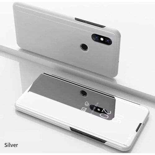 Case For Xiaomi mi mix 3 Cover Smart Flip Window view plating Mirror Stand Hard Case Coque for Xiaomi Mi Mix 3 case kimTHmall