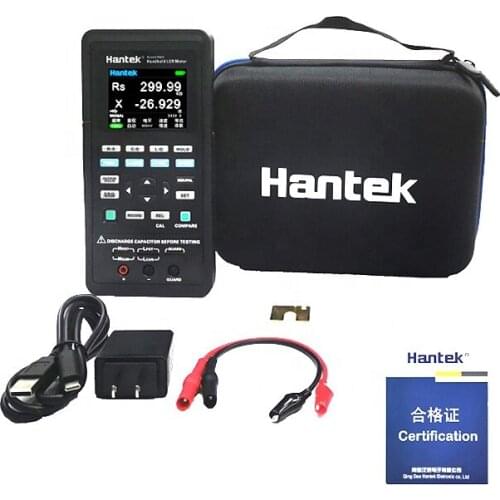 Hantek Digital LCR Meter Hantek1833C Handheld Portable Inductance Capacitance and Resistance Measuring Tester Tools