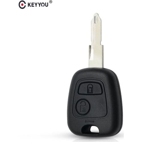KEYYOU Remote Car Key Uncut Blade For Peugeot 307 206 407 308 207 508 406 2008 New Arrival
