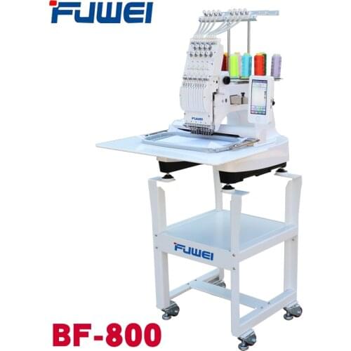 Home use Fu Wei computer embroidery machine bf-800 ready to wear embroidery flat hat embroidery socks embroidery machine