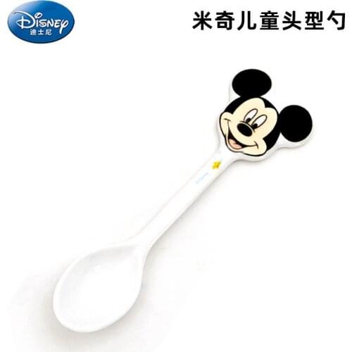 Disney Spoon Cartoon Spoon Baby Spoon Mickey Minnie Childrens Tableware Spoon Baby Rice Spoon