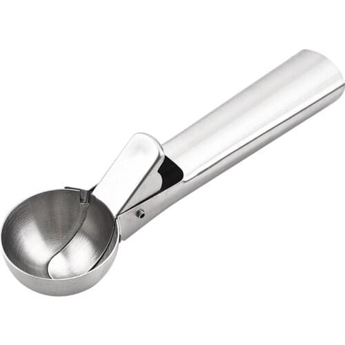 Ice Cream Scoops Stacks Stainless Steel Ice Cream Spoon Digger Non-Stick Fruit Watermelon Baller Ice Ball Maker Kitchen Tools