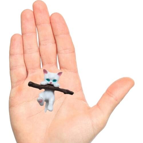 Cute Branch Cat Car Pendant Rearview Mirror Ornament Interior Decoration for Girls Car Interior Hanging Decoration