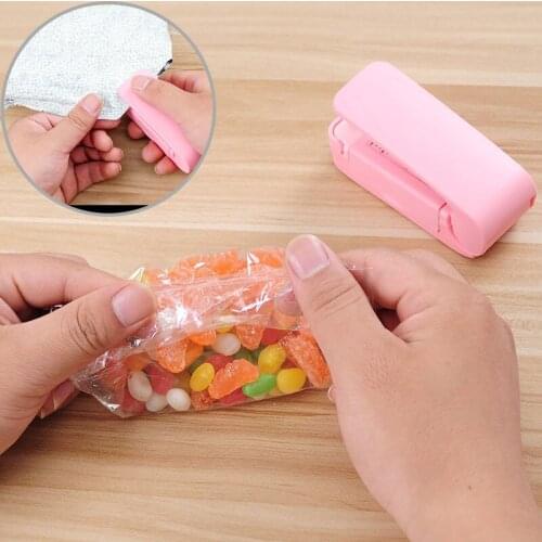 Mini Package Sealer Packing Machine for Food Processor Packaging Sealant Package Sealers Household Appliances for Kitchen