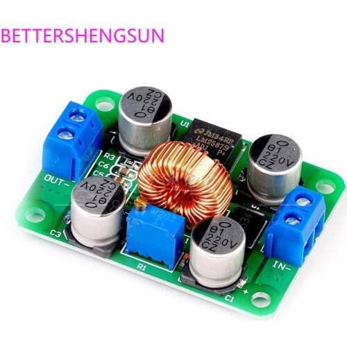 LM2587 module high-power terminal block DC-DC boost module exceeds lm2577 peak value 5A)