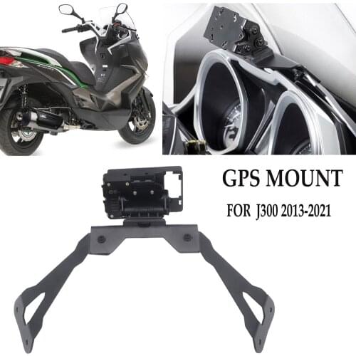 Motorcycle FOR Kawasaki J300 Smart Phone Navigation GPS Plate Bracket Adapt Holder Kit J300 2013-2021 2014 2015 2016 2017 2018