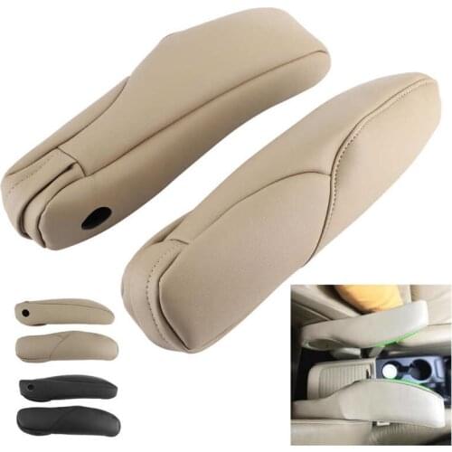 Car Seat Armrest Handle Cover Decor Trim Microfiber Leather Fit for Honda CRV 2010- automobiles accessories