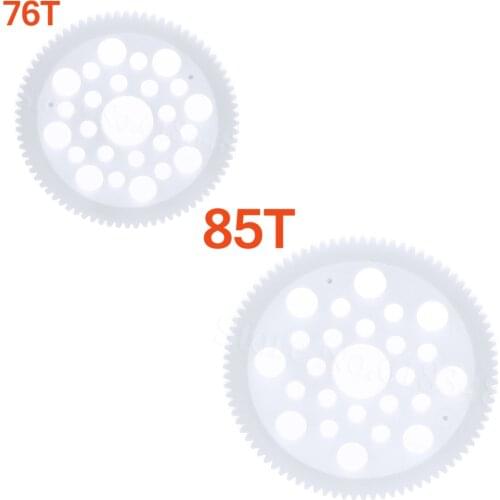 76T 85T 48P Plastic Spur Gear for 1:10 RC Cars Models Xray T4 3Racing Sakura
