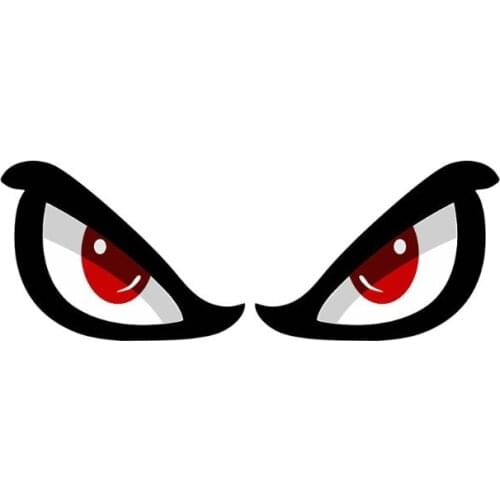 Lifelike Cartoon Pattern Sticker Eye Rearview Mirror Car Sticker Motorcycle Sticker PVC Waterproof Occlusion Scratch Decal