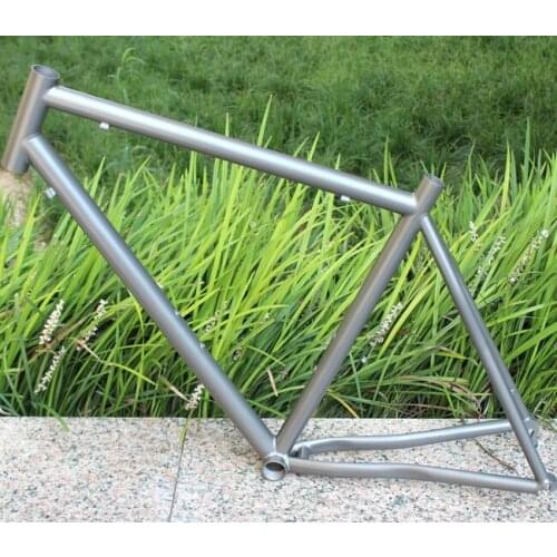 Titanium road bicycle frame 700C titanium road bike frame 52cm Ti road bike frame custom